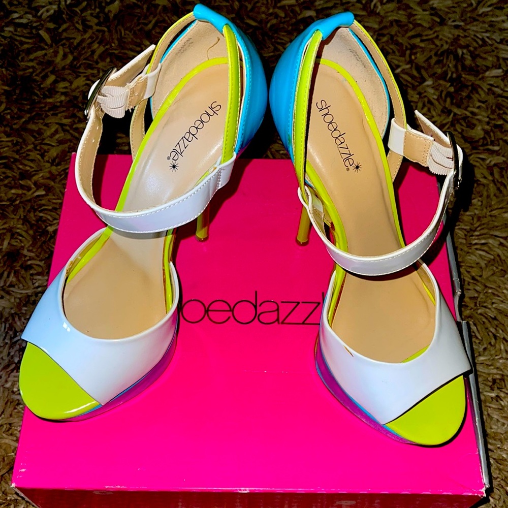 Open toe heels